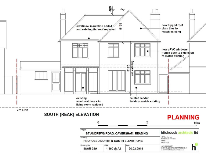8SAR-08A Proposed north & south elevations.pdf