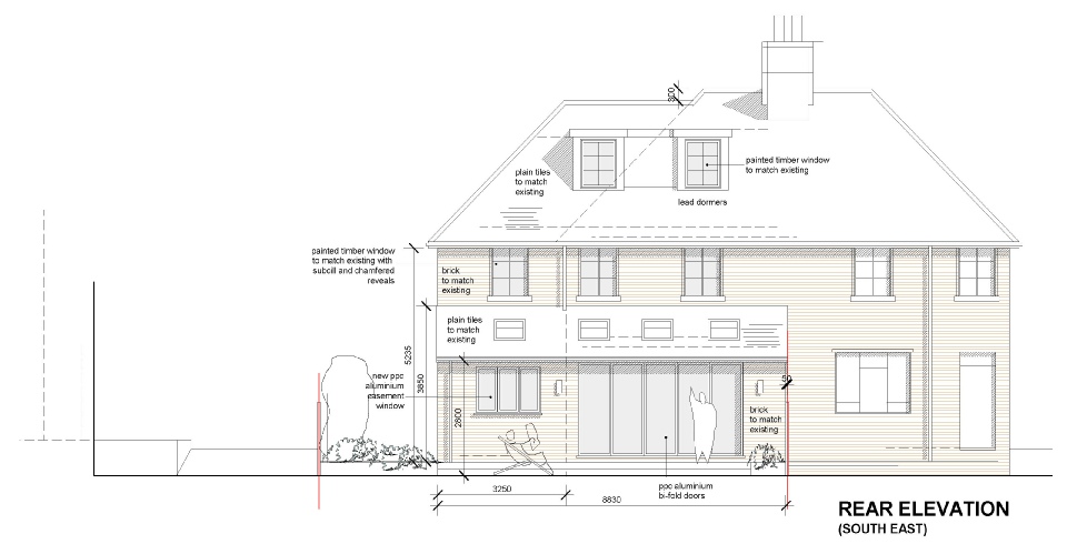 1CCA - 109 Proposed rear and side elevations.pdf